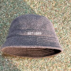 GET USED Wool Blend Korean Bucket Hat
